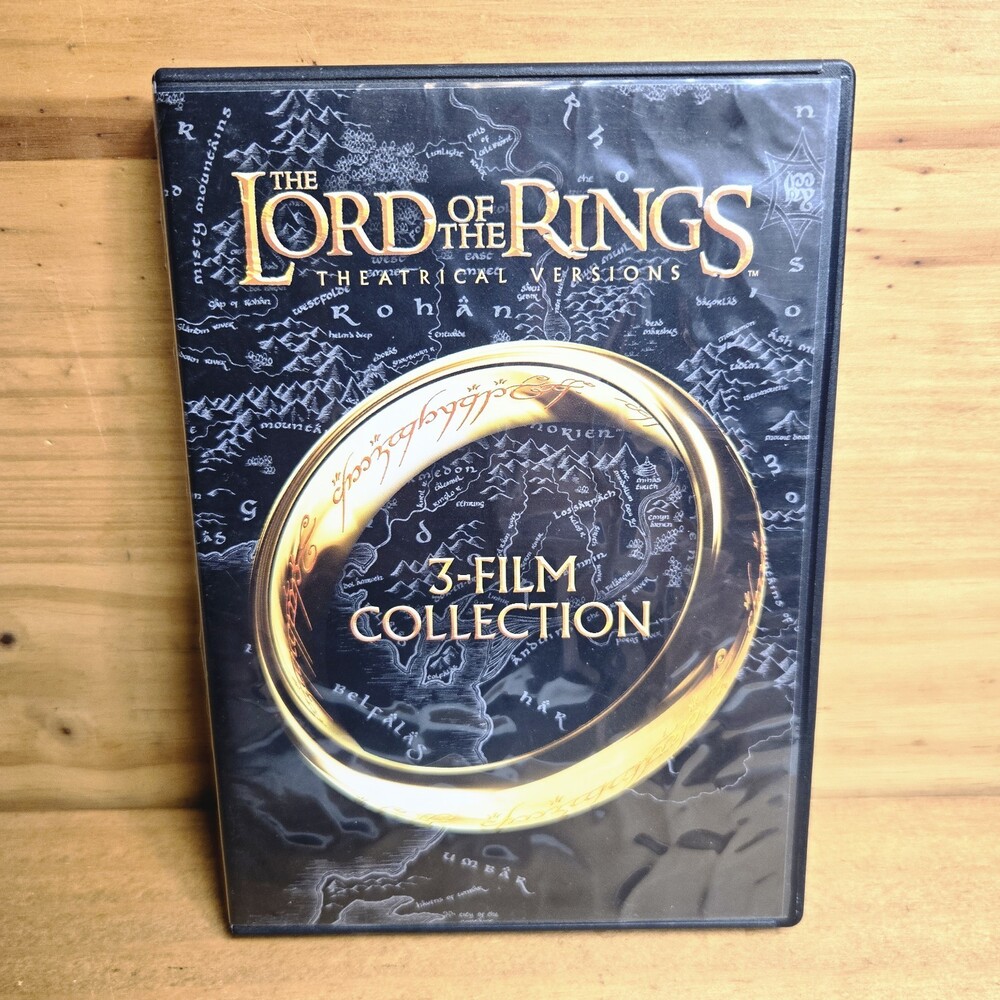 The Lord of the Rings 3-Film Collection DVD 2014 3-Disc Set Theatrical
